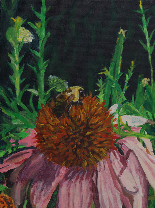 Print- Bee on Flower - Mya Mitchell